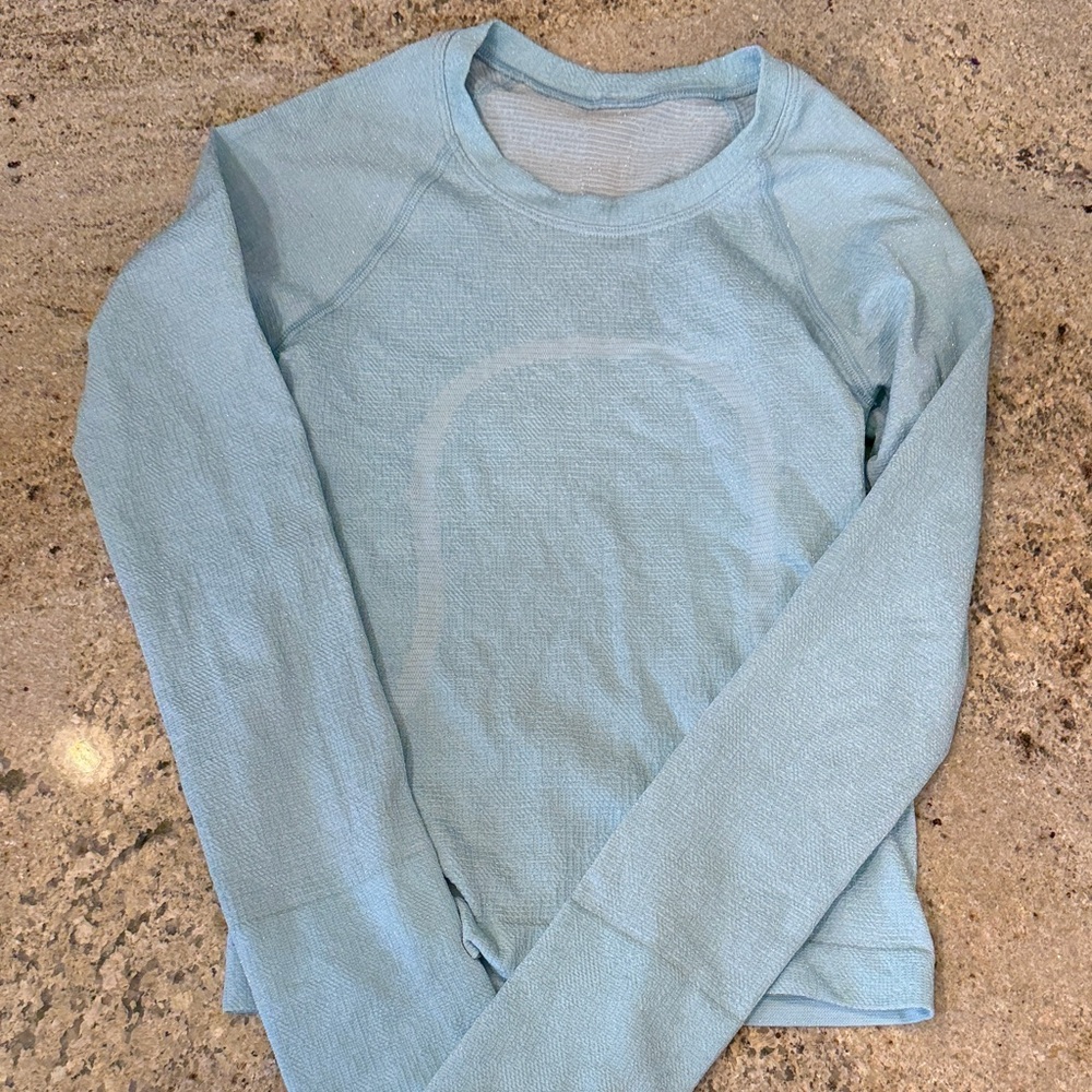 Lululemon Light Blue Sparkle Swiftly